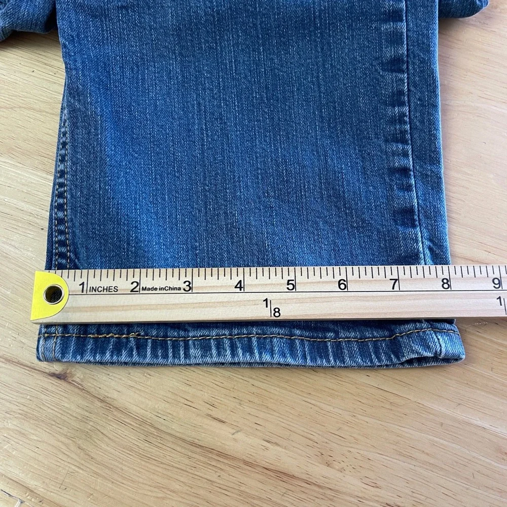Levis 514 Straight Fit Mens 40x30 Medium Wash Denim Blue Jeans Stretch‎ Zip